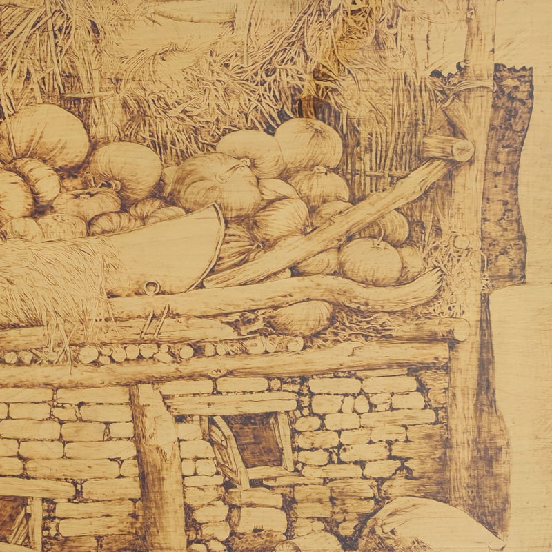 Pyrogart Harvest of Fall Pyrography Collectibles