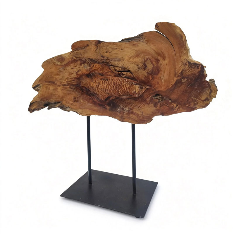 Pyrogart Dragon Fish of Fortune Pyrography Collectibles