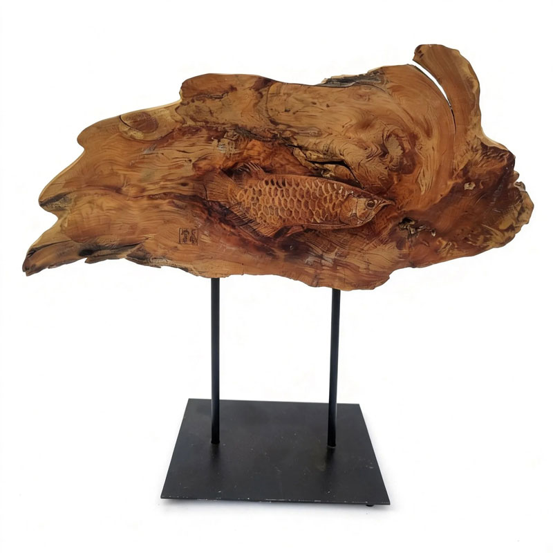 Pyrogart Dragon Fish of Fortune Pyrography Collectibles