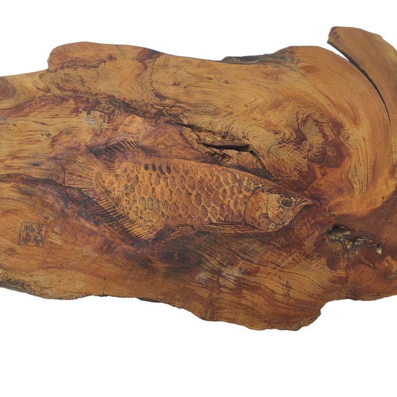 Pyrogart Dragon Fish of Fortune Pyrography Collectibles