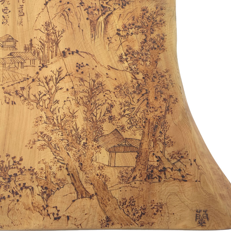 Pyrogart Landscapes by Lan Ying Pyrography Artisanal Decor