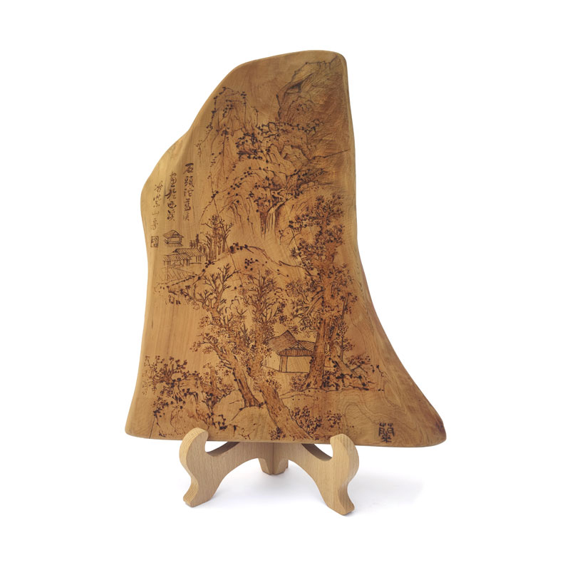 Pyrogart Landscapes by Lan Ying Pyrography Artisanal Decor