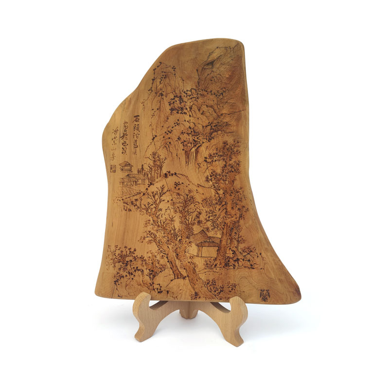 Pyrogart Landscapes by Lan Ying Pyrography Artisanal Decor