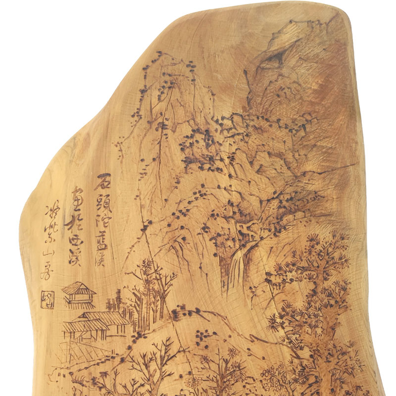 Pyrogart Landscapes by Lan Ying Pyrography Artisanal Decor
