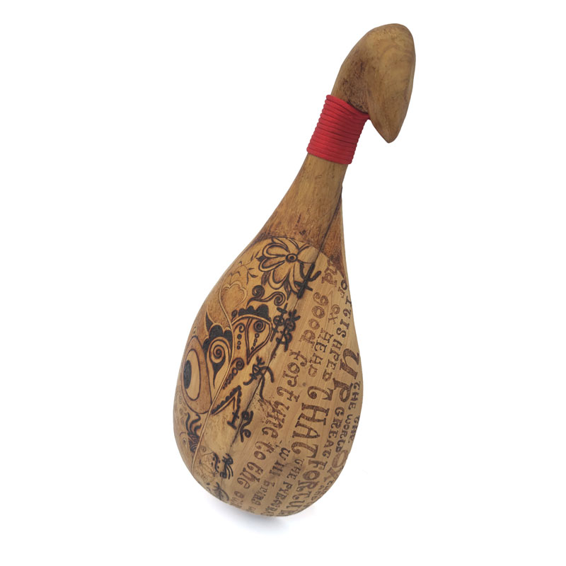 Pyrogart Lucky Ox Ladle Pyrography Artisanal Decor