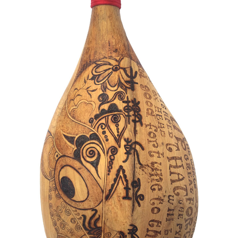 Pyrogart Lucky Ox Ladle Pyrography Artisanal Decor