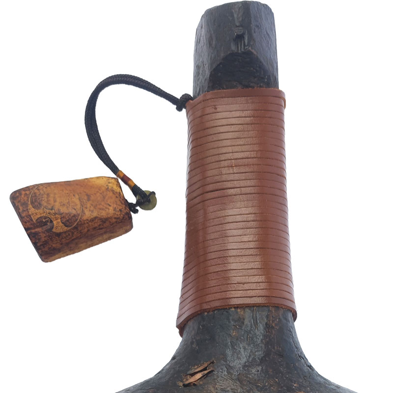 Pyrogart Exorcist Zhong Kui Ladle Pyrography Artisanal Decor