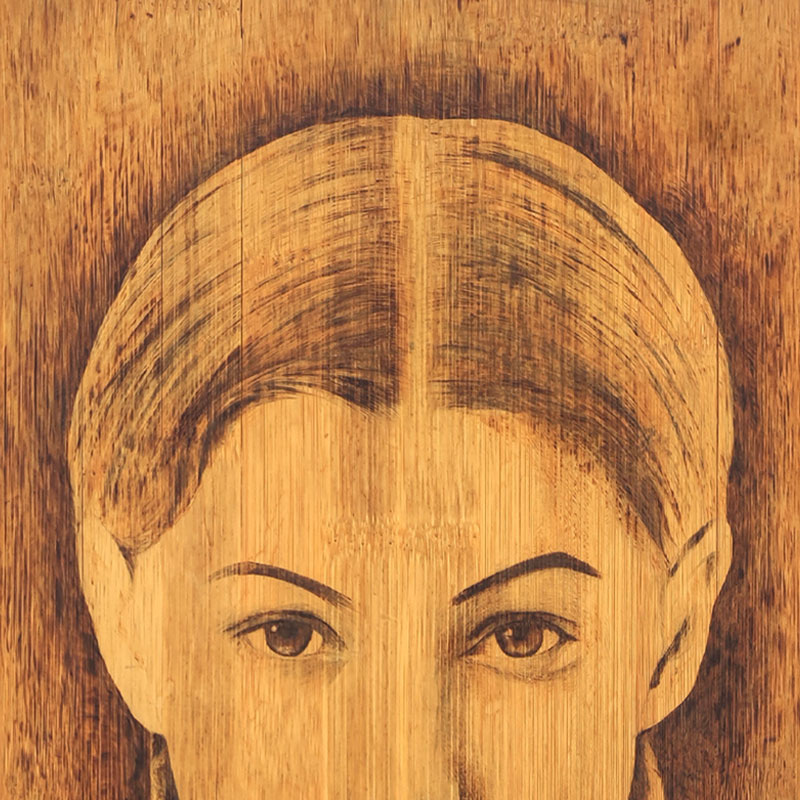 Pyroart  L'Amant Portrait Pyrography