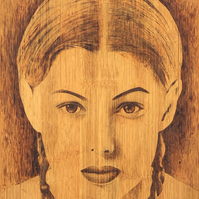 Pyroart  L'Amant Portrait Pyrography