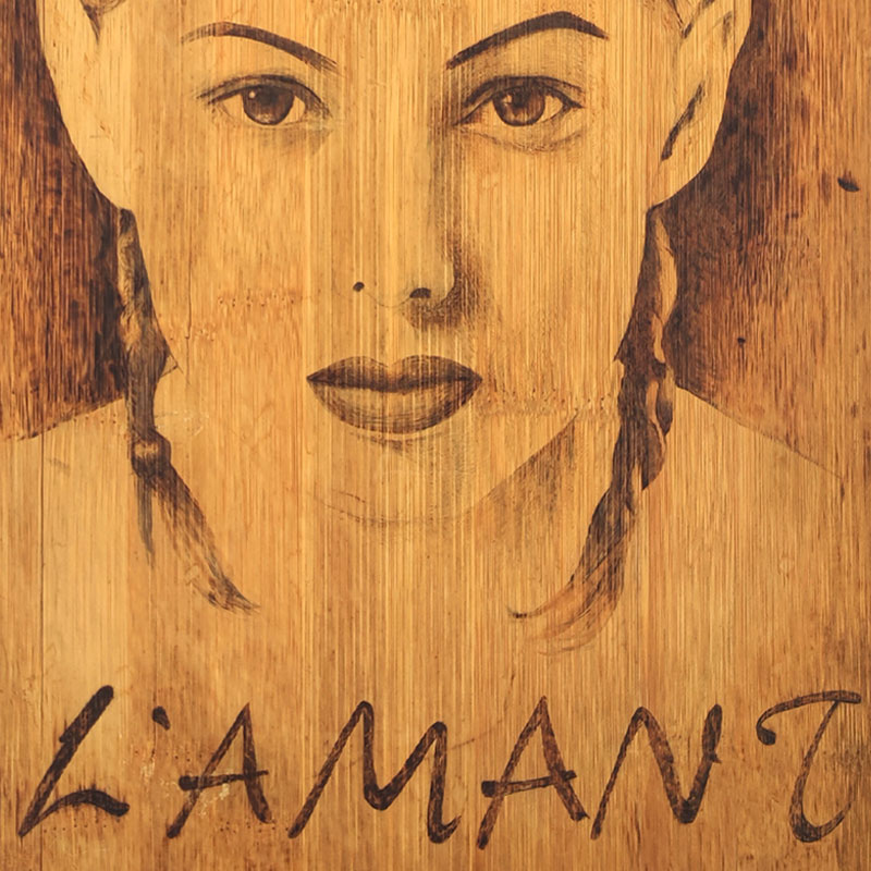 Pyroart  L'Amant Portrait Pyrography