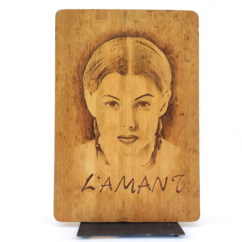 Pyroart  L'Amant Portrait Pyrography