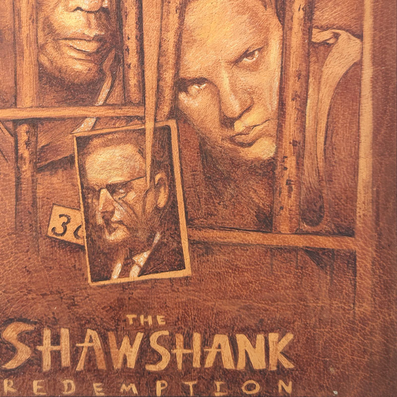 Pyrogart SHAWSSHANK Hang Pyrography