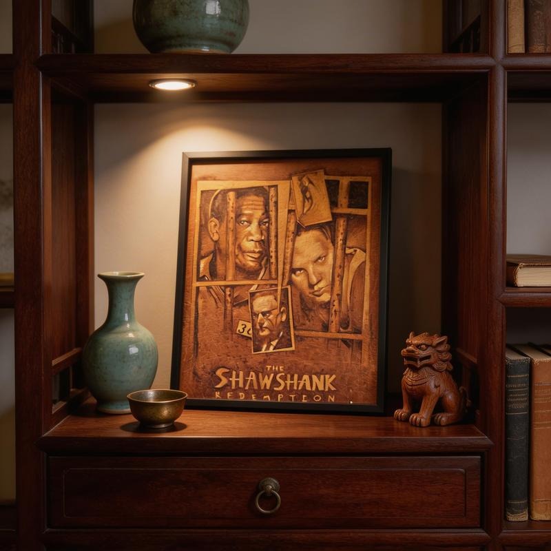 Pyrogart SHAWSSHANK Hang Pyrography