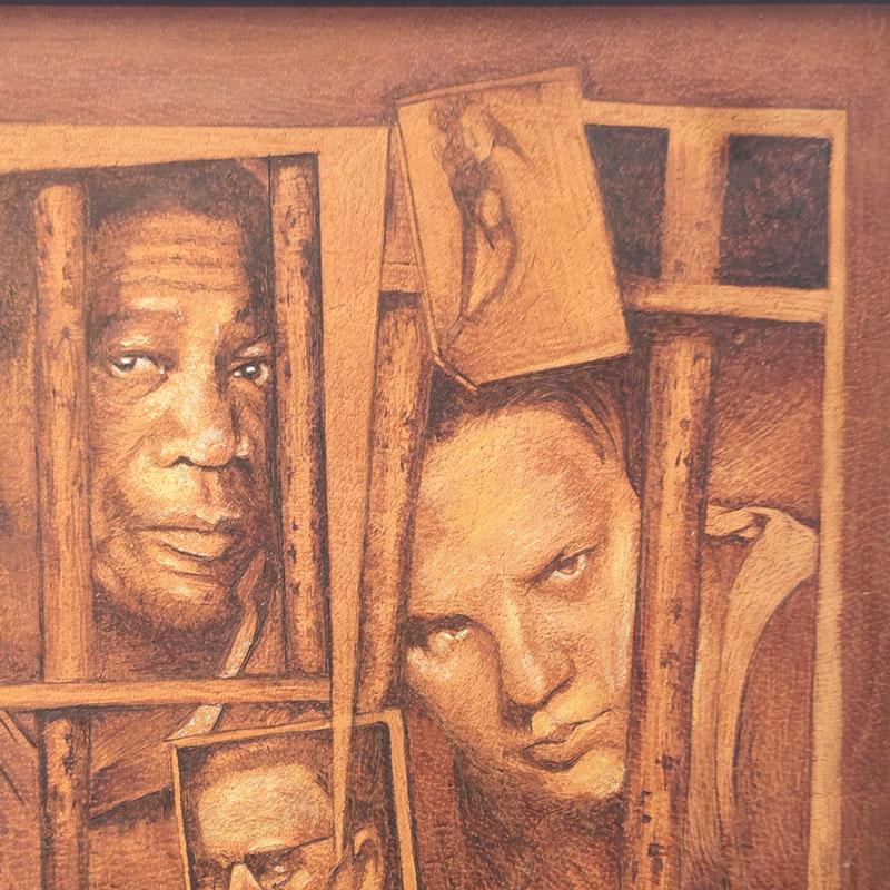 Pyrogart SHAWSSHANK Hang Pyrography