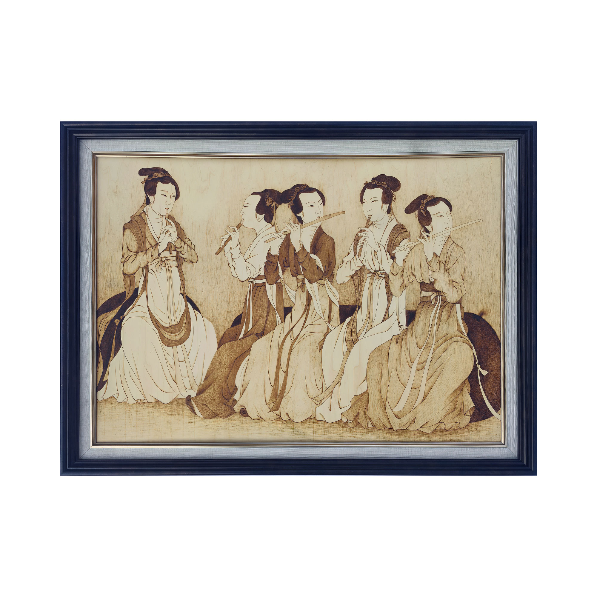 Pyrogart Night Revels of Han Xizai Hang Pyrography