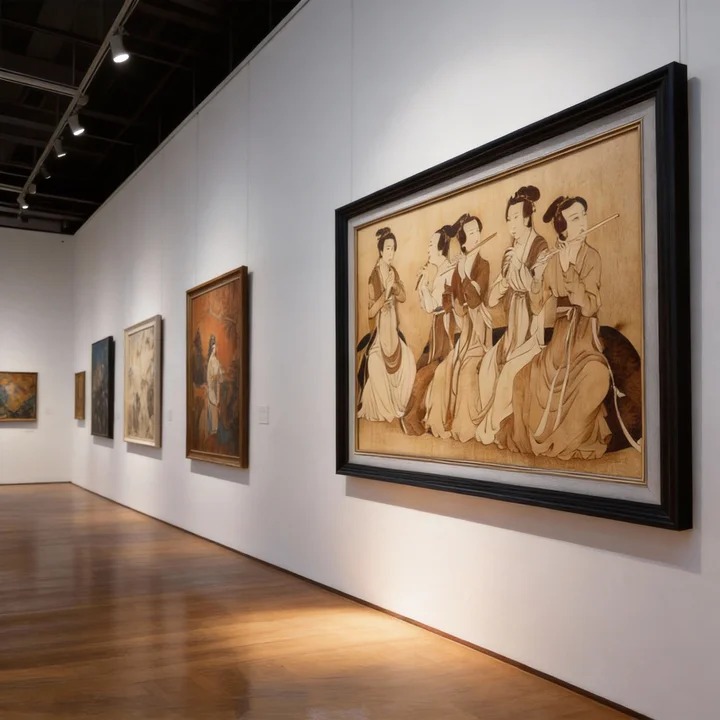 Pyrogart Night Revels of Han Xizai Hang Pyrography