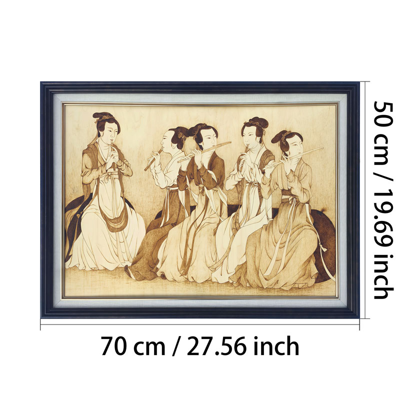 Pyrogart Night Revels of Han Xizai Hang Pyrography