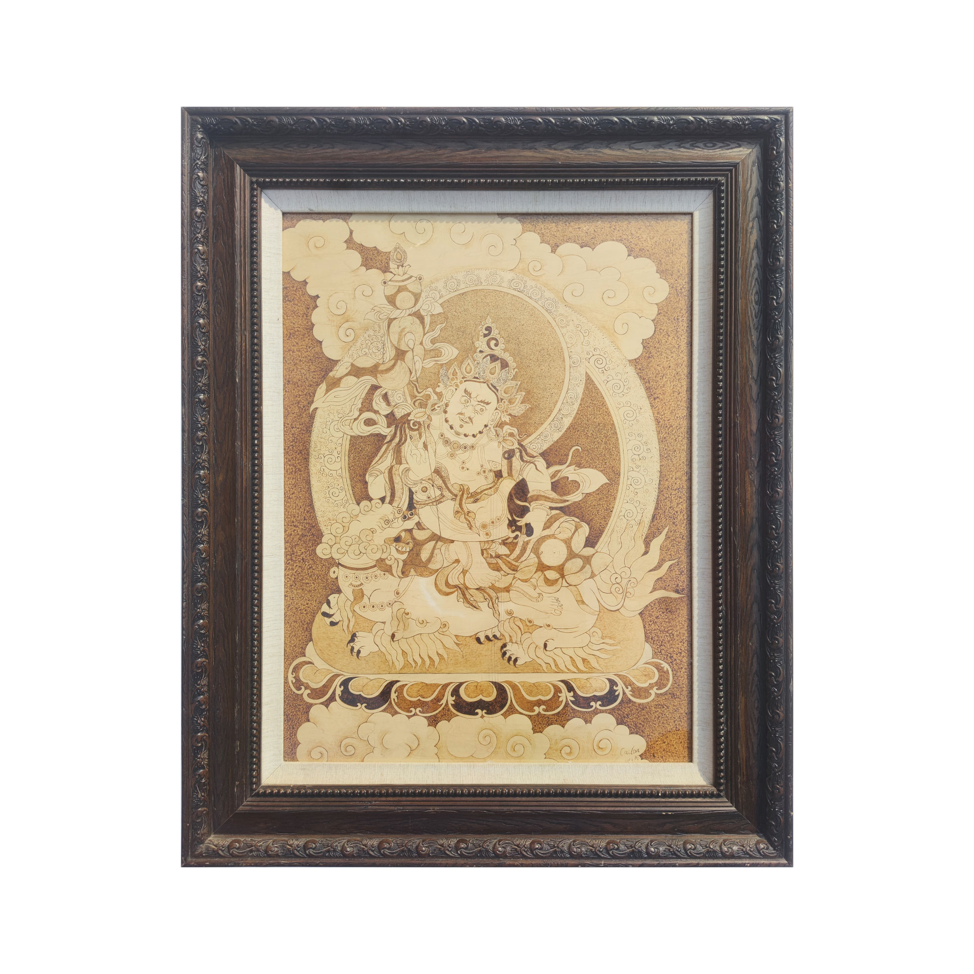 Pyrogart Yellow Jambhala Hang Pyrography