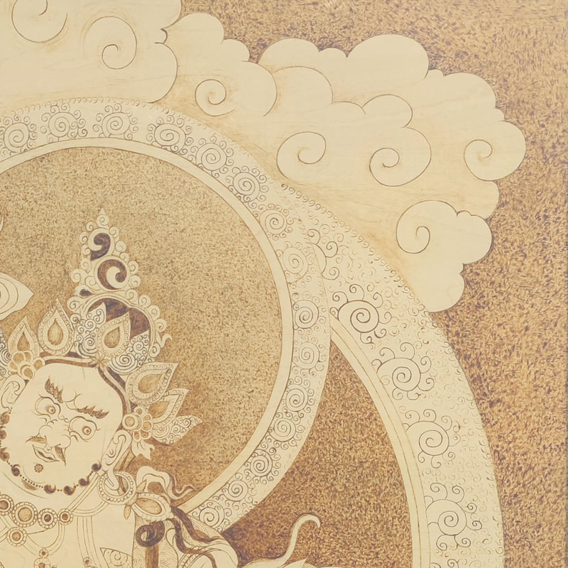 Pyrogart Yellow Jambhala Hang Pyrography