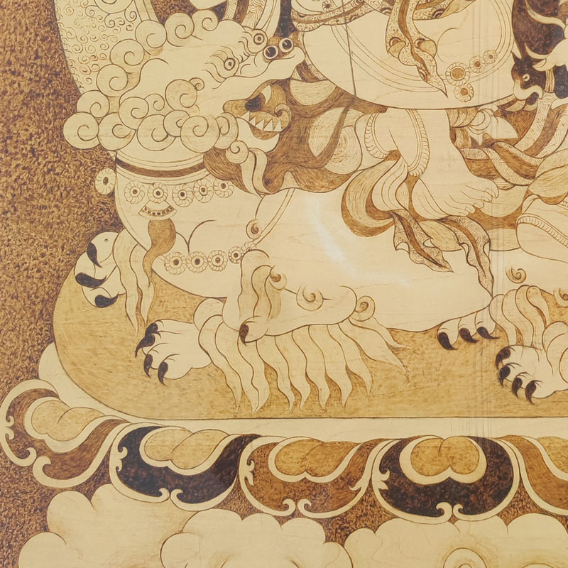 Pyrogart Yellow Jambhala Hang Pyrography