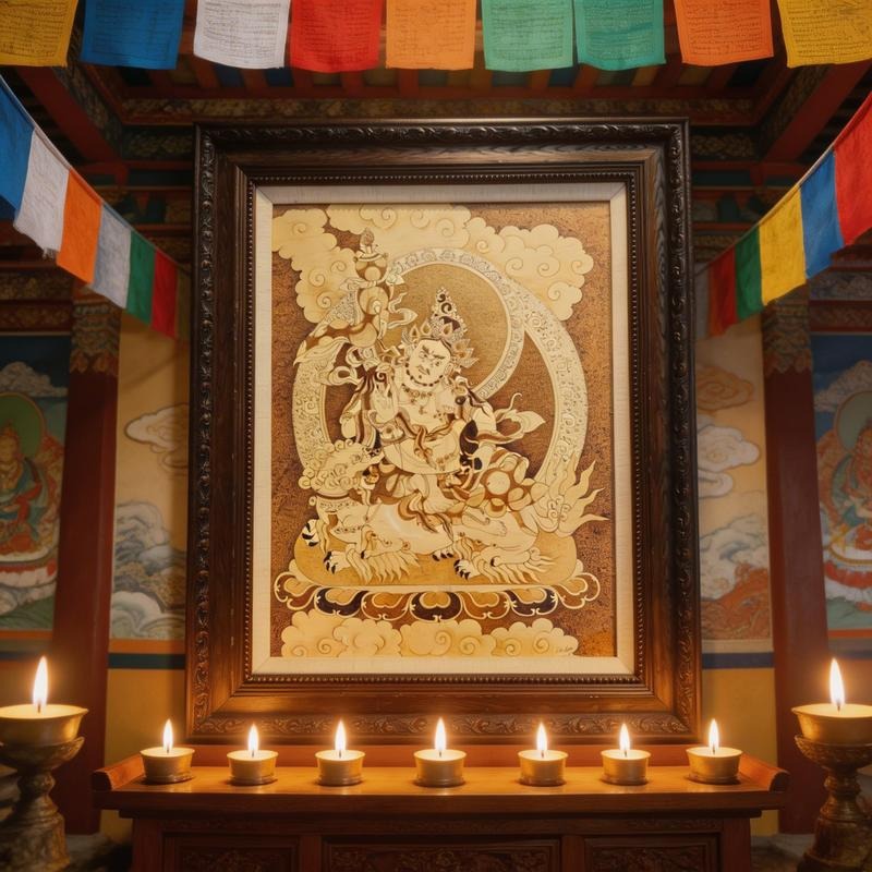 Pyrogart Yellow Jambhala Hang Pyrography