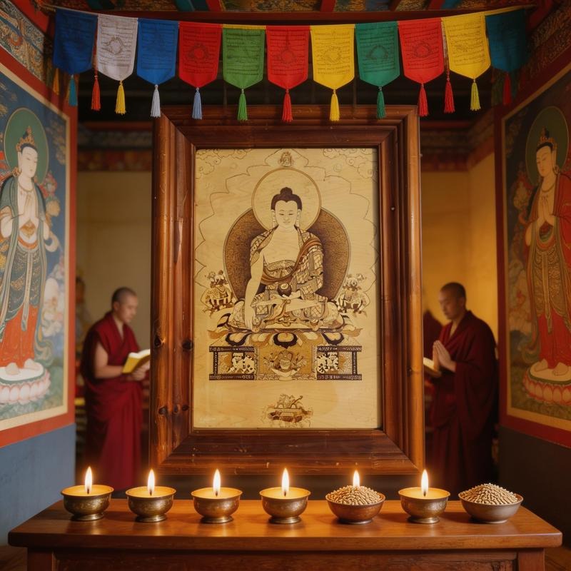 Pyrogart Sakyamuni Buddha Hang Pyrography