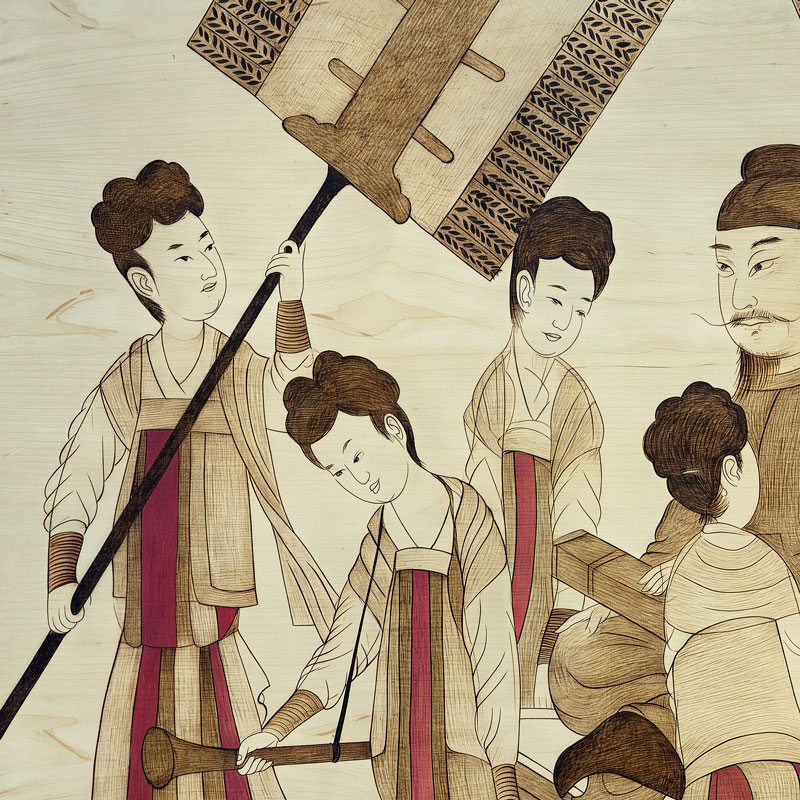 Pyrogart The Imperial Carriage Hang Pyrography