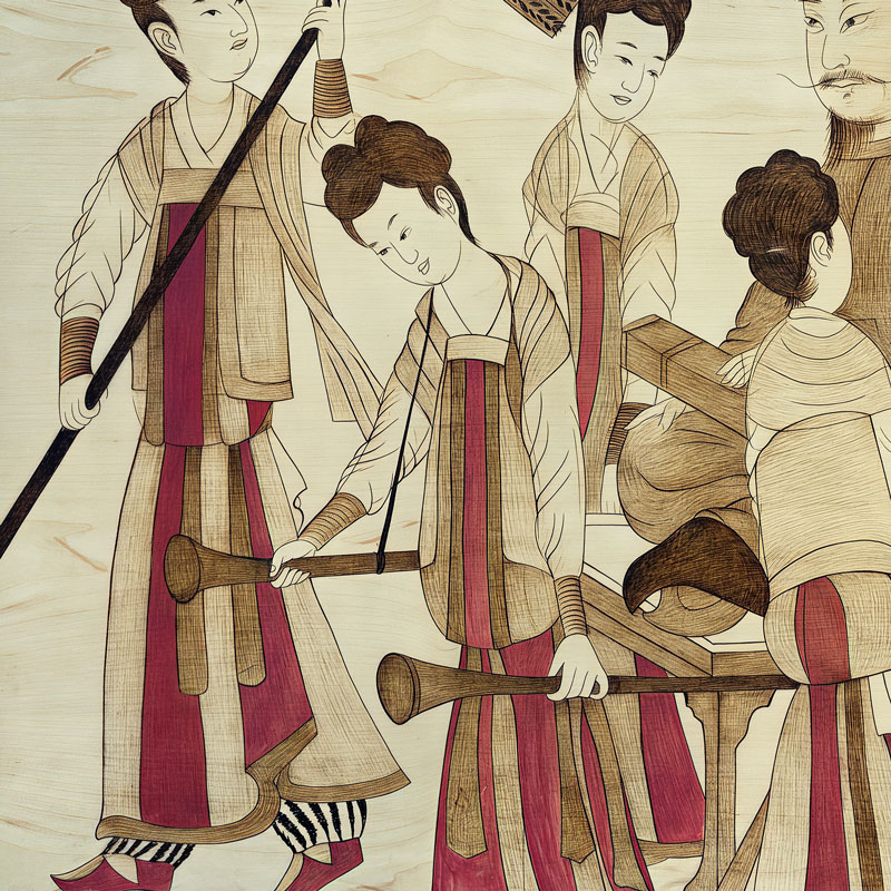 Pyrogart The Imperial Carriage Hang Pyrography