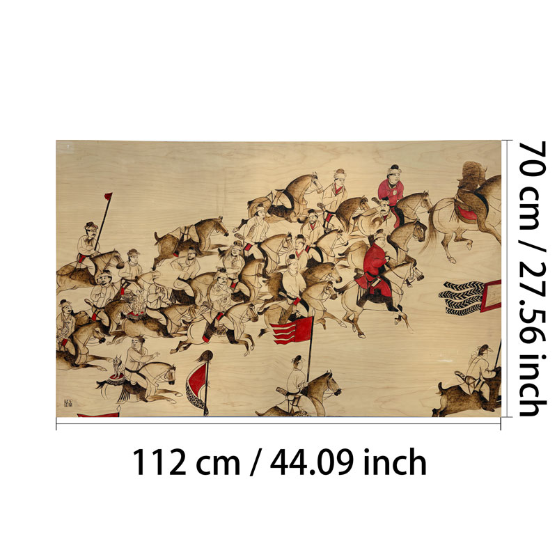 Pyrogart Hunting Excursion Mural Hang Pyrography