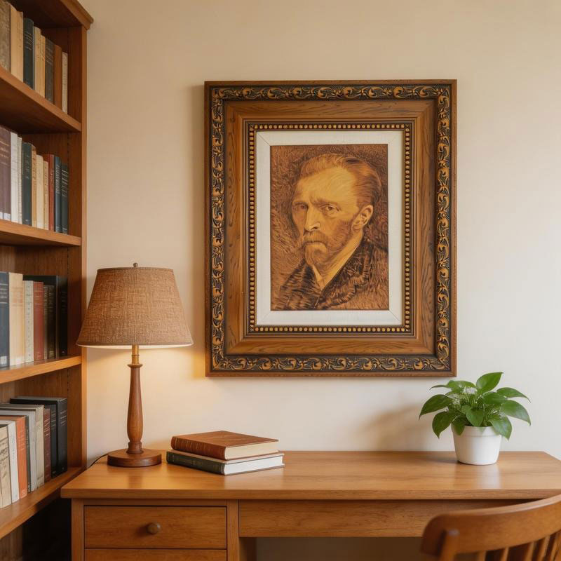 Pyrogart Van Gogh Pyrography Collectibles