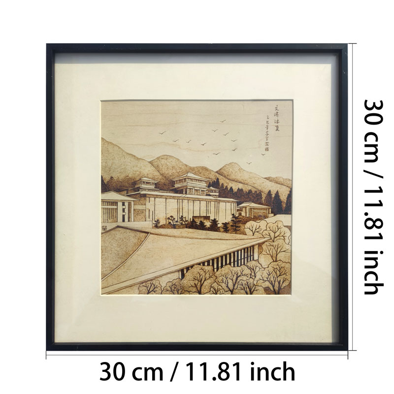 Pyrogart Cultural Serenity in Summer Pyrography Collectibles