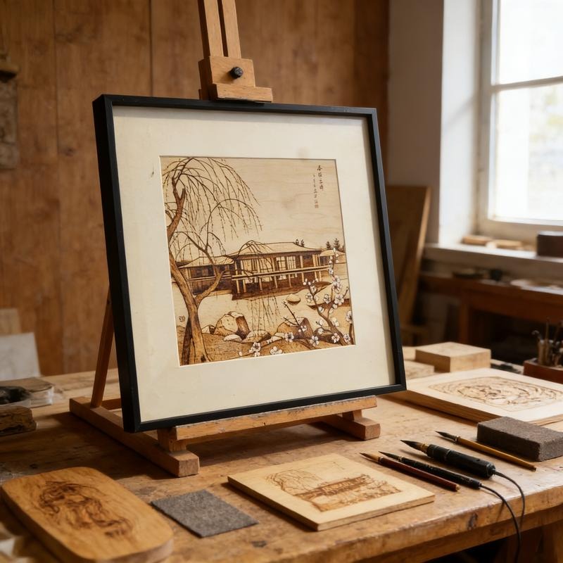 Pyrogart Spring Arrives at the Cultural Heritage Pyrography Collectibles