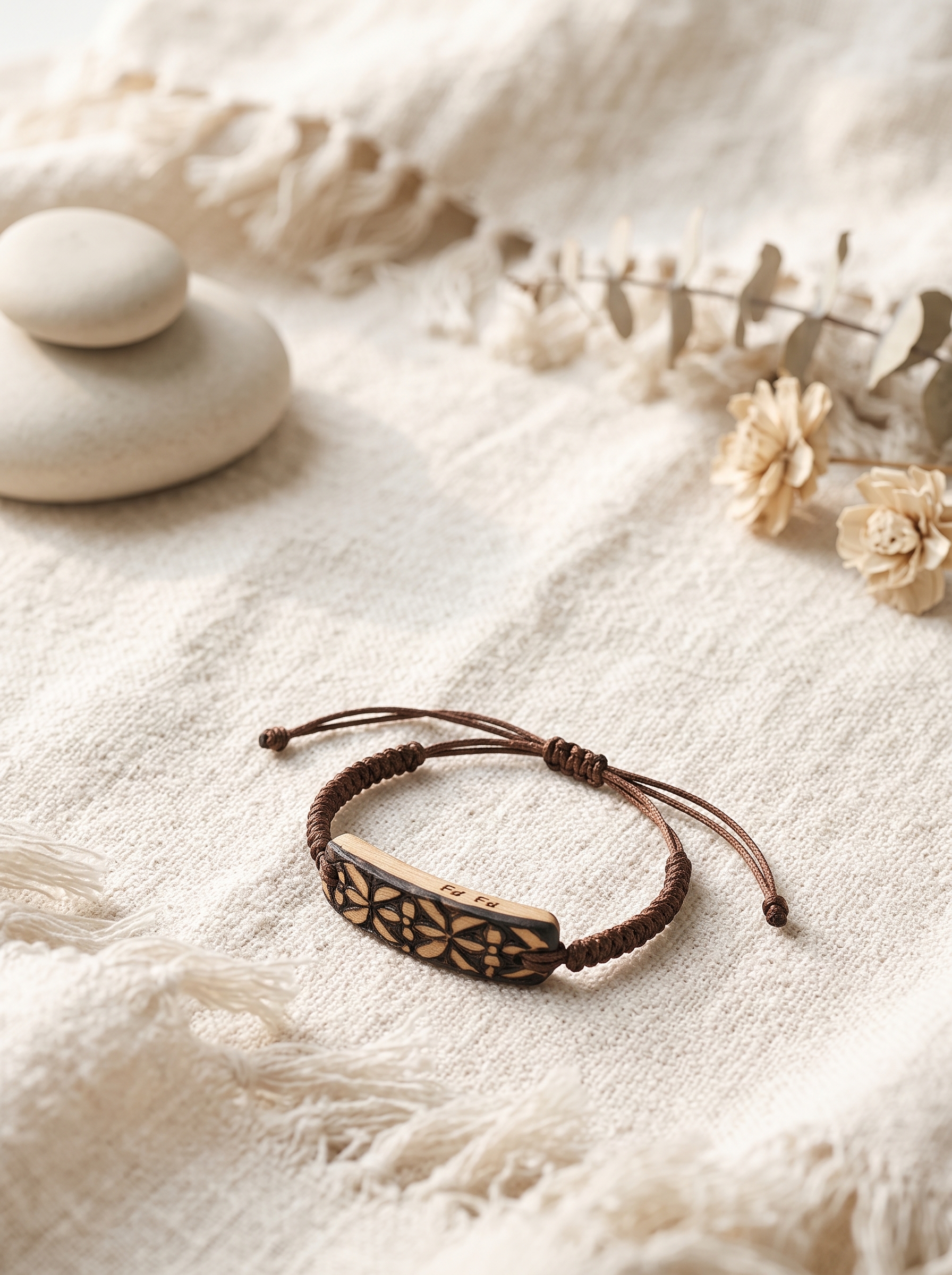 Murren Vintage Floral Cross Bracelet
