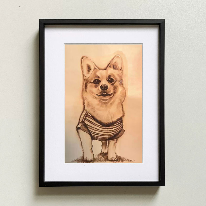 Pyroart Custom Leather Hang Pyrography