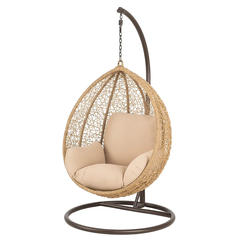 Fauteuil suspendu en forme d'œuf - homesprigs