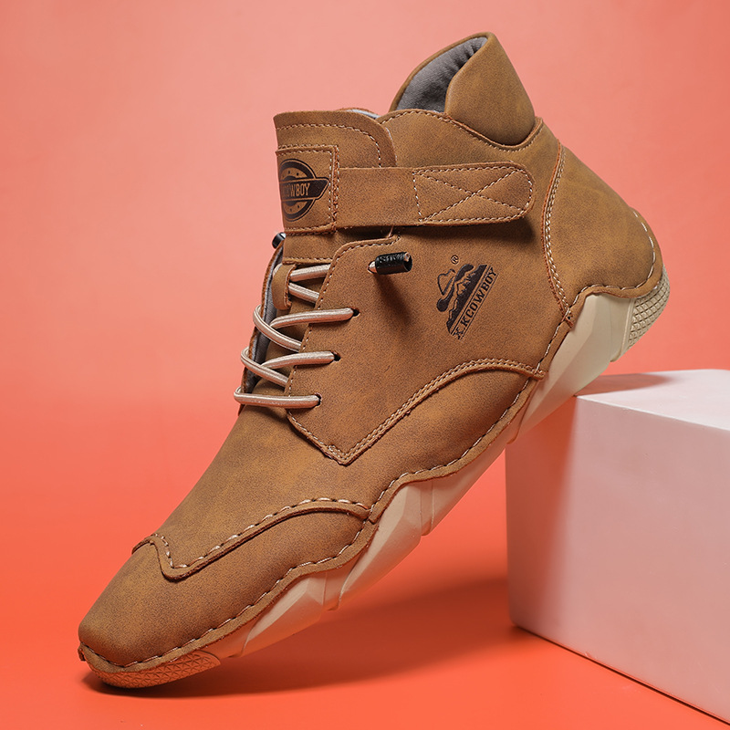 Last day 70% off ⏱️🔥Men's authentic calfskin high-top Martin boots