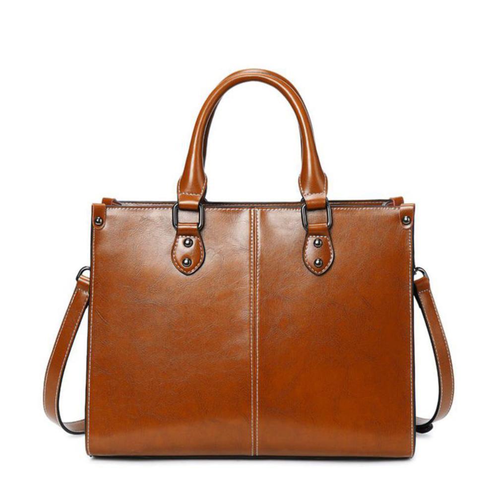 Grace™ | Classic Leather Finish Tote Bag