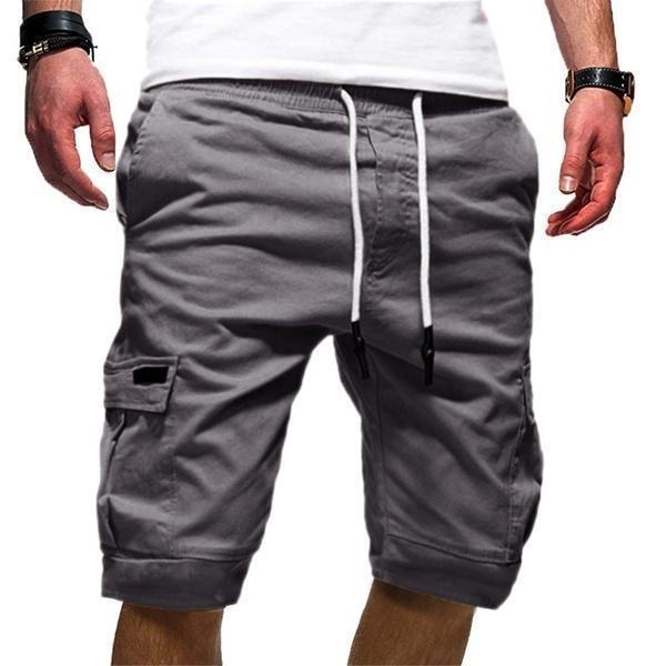 Summer Men's Fashion Beach Loose Cargo Shorts