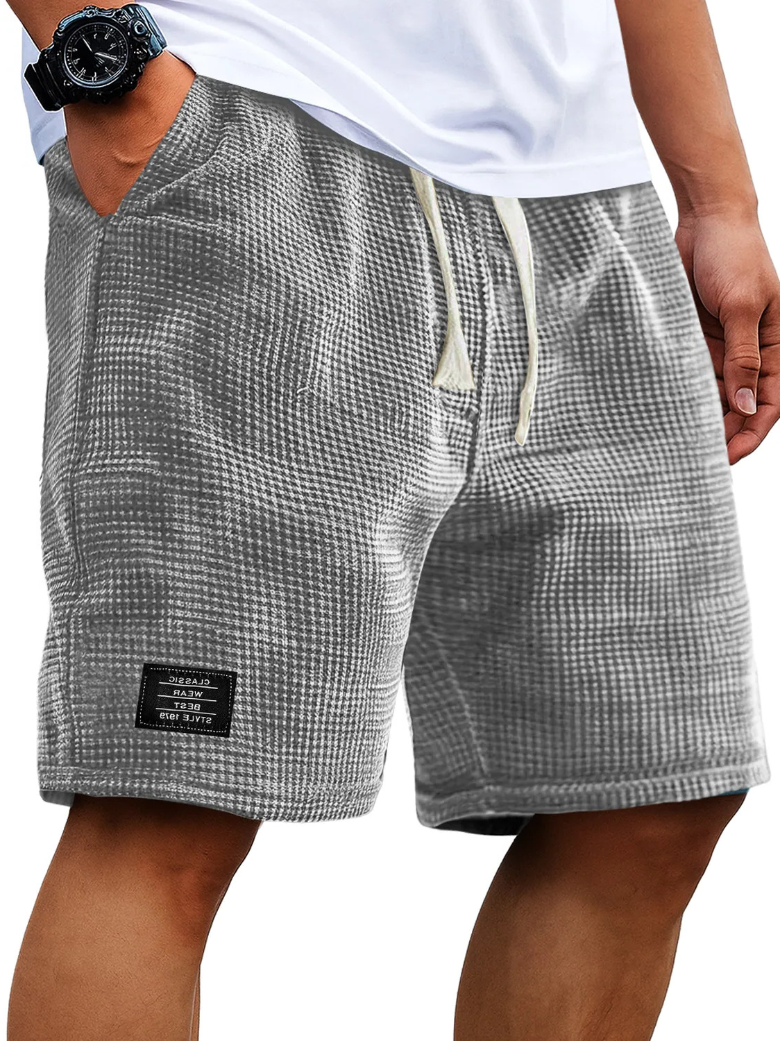 Men's Waffle Knit Shorts