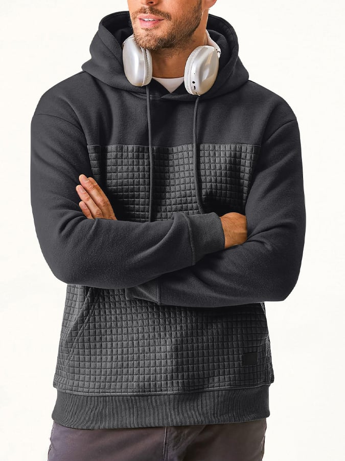 Men's Retro Comfort Warm Textured Fabric Design Sweatshirt