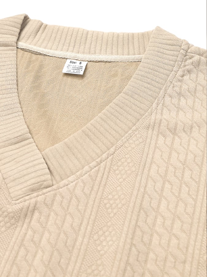 Men's Retro Comfortable V-Neck Sweatshirt