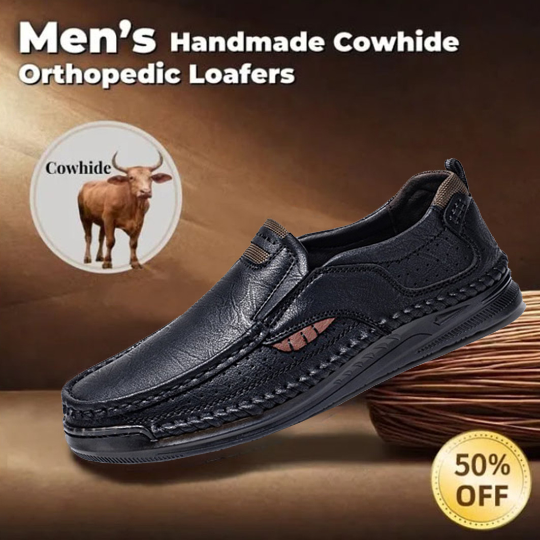 ⏰ Last day! 60% off 🔥 - Men's arch support, soft-soled slip-on shoes
