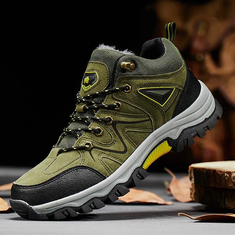 (👨‍⚕️APMA Certification)Men's Waterproof Breathable Lightweight Orthopedic Hiking Shoes for Plantar Fasciitis
