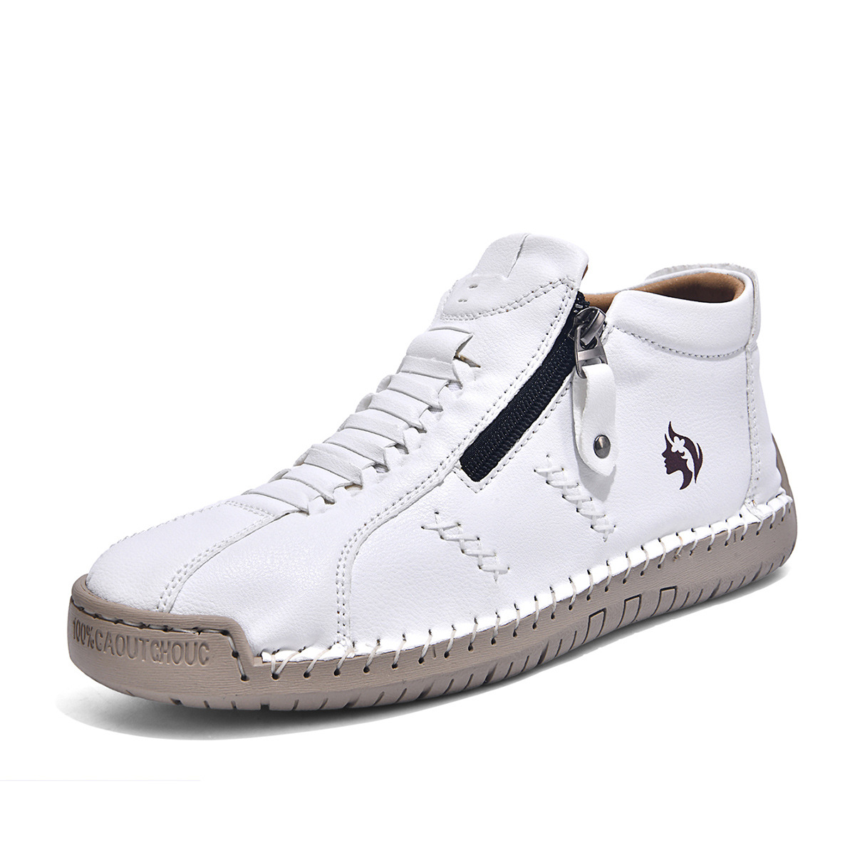 ⏰Offre limitée dans le temps : 60 % de réduction sur les mocassins de conduite en cuir de vachette premium avec fermeture éclair latérale
