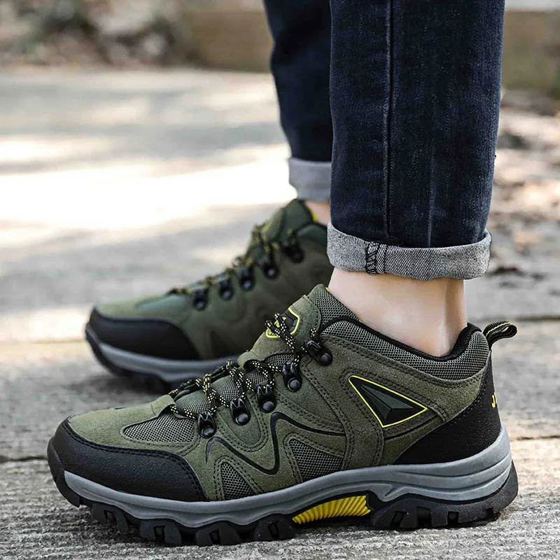 (👨‍⚕️APMA Certification)Men's Waterproof Breathable Lightweight Orthopedic Hiking Shoes for Plantar Fasciitis