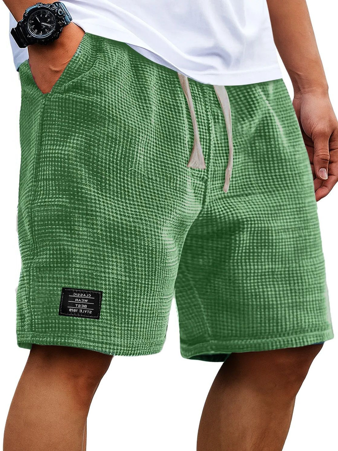 Men's Waffle Knit Shorts