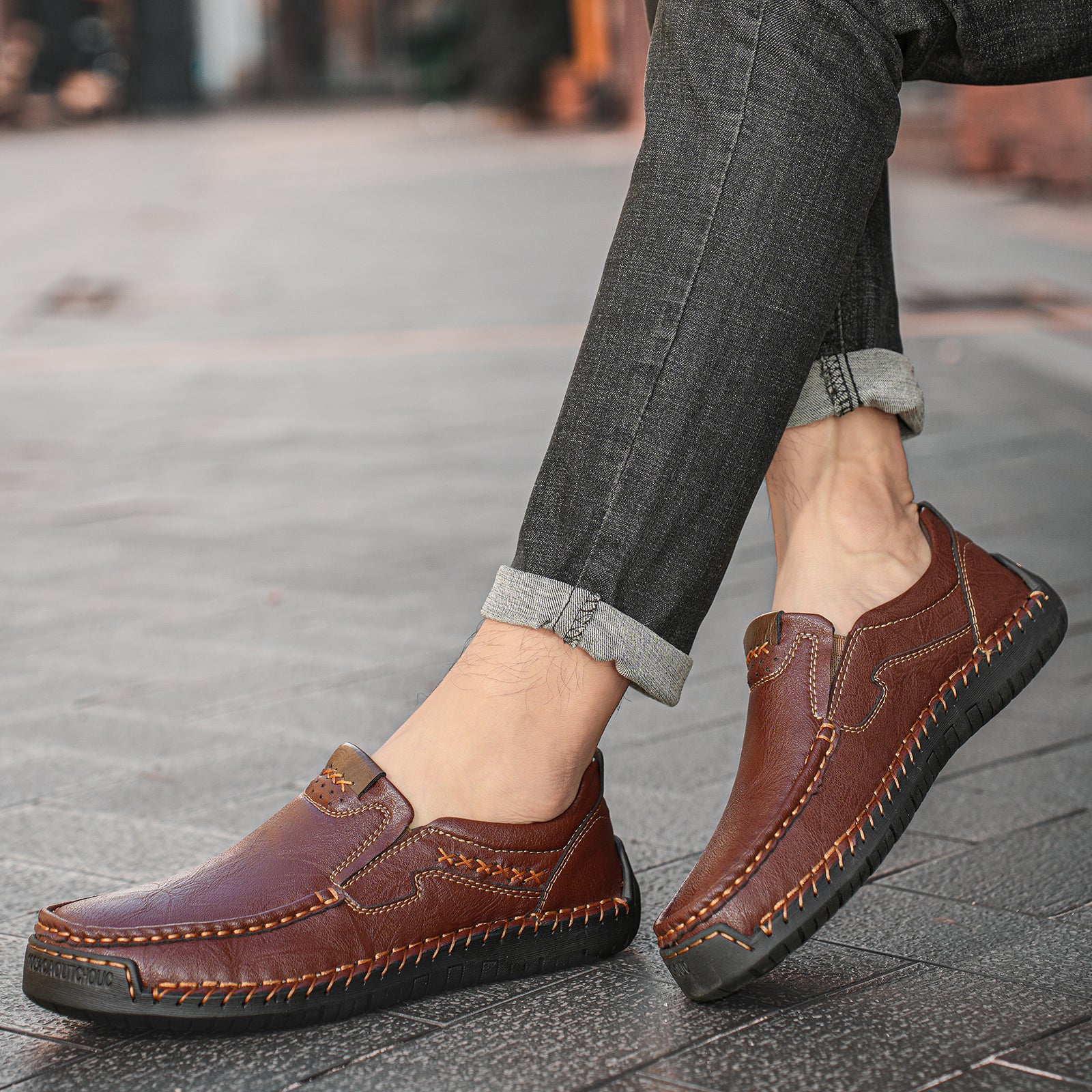 🔥 Last Day 60% OFF ⏱️ New Arrival Promotion ⏱️ Men's ComfortStep Genuine Calfskin Leather Slip-On Loafers