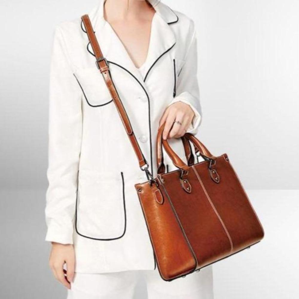 Grace™ | Classic Leather Finish Tote Bag
