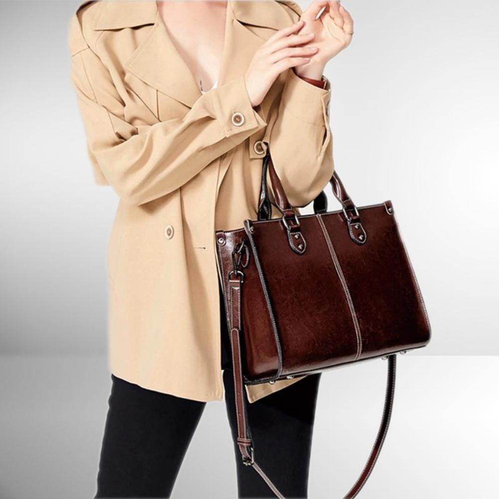 Grace™ | Classic Leather Finish Tote Bag