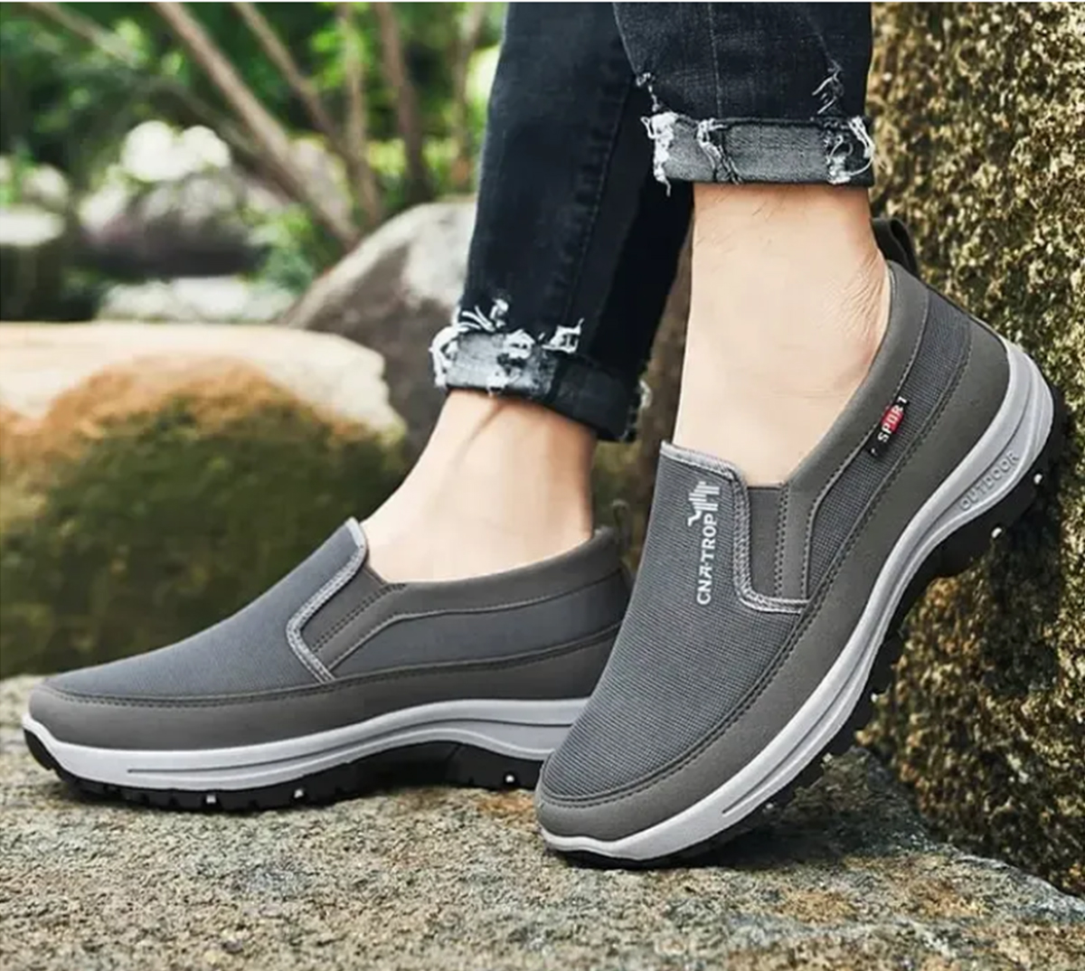🔥LAST DAY 70% OFF🔥Men's Arch Support & Breathable and Light & Non-Slip Shoes - Proven Plantar Fasciitis, Foot and Heel Pain Relief